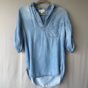 Cloth & Stone Soft Denim Shirt